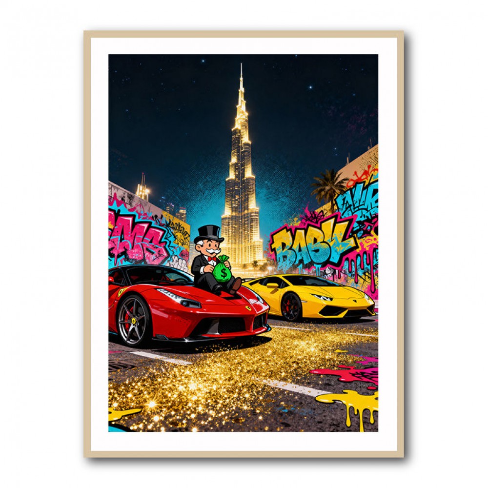 Golden Streets of Dubai