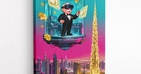 Metaverse Mogul Wall Art | NFT & Crypto Pop Art Dubai