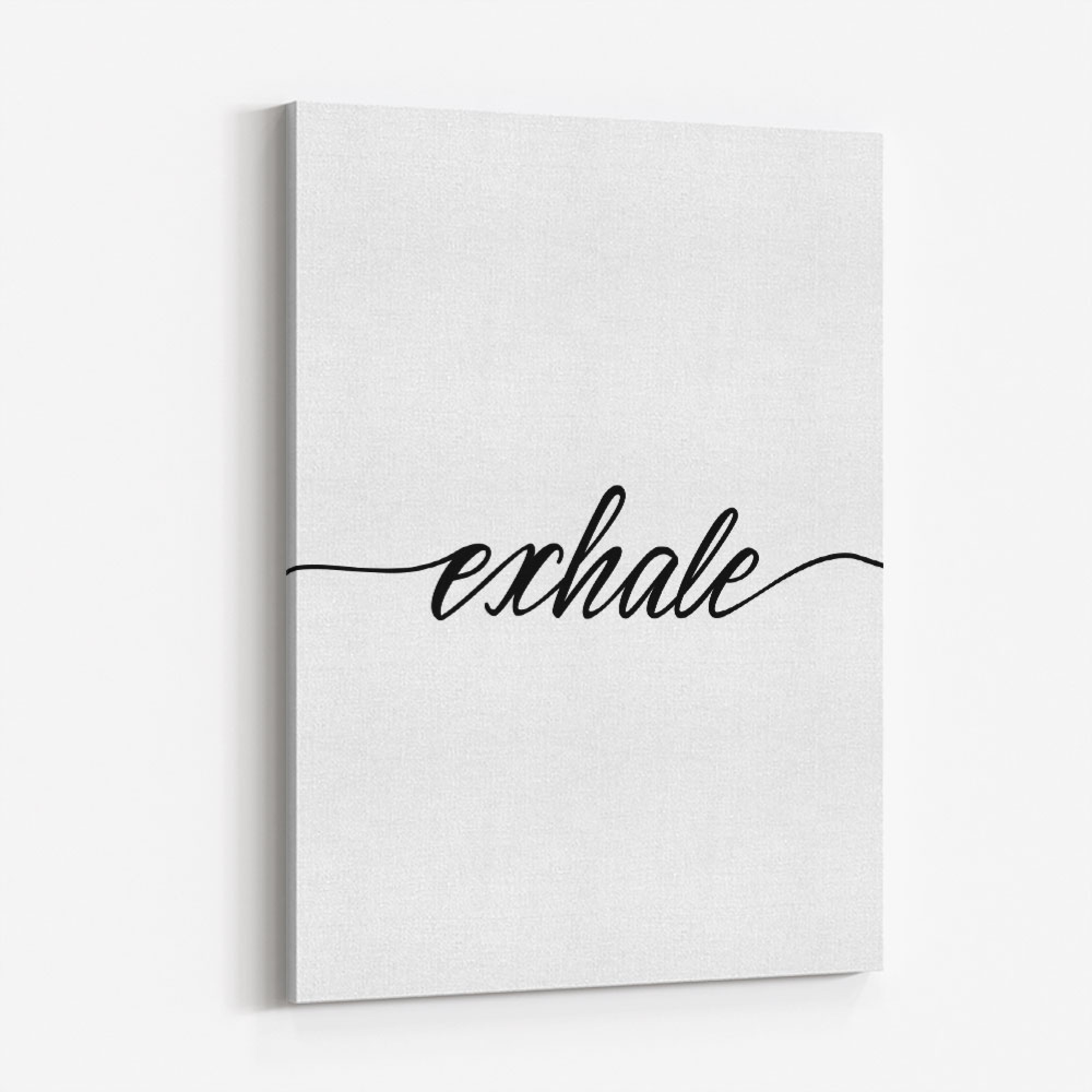 Exhale Quote Wall Art