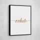 Exhale Gold Wall Art