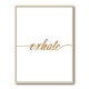 Exhale Gold Wall Art