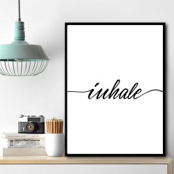 Inhale Wall Art