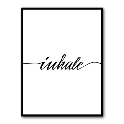 Inhale Wall Art