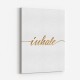 Inhale Gold Wall Art