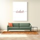 Inhale Rose Gold Wall Art