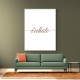 Inhale Rose Gold Wall Art