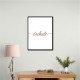 Inhale Rose Gold Wall Art