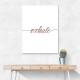 Exhale Rose Gold Wall Art