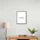 Exhale Rose Gold Wall Art