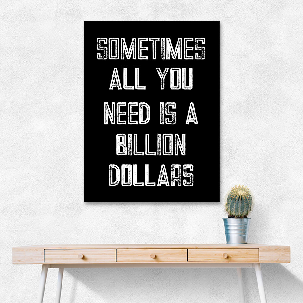 Billion Dollars - Black