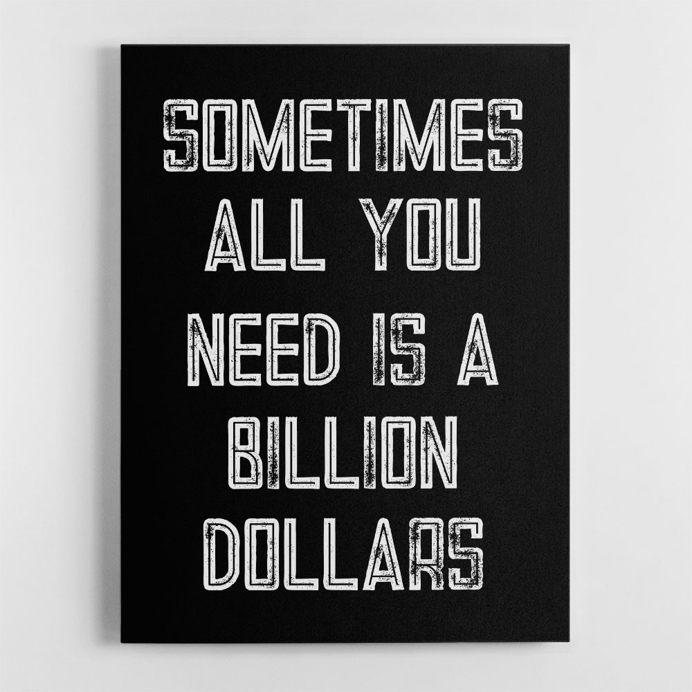 Billion Dollars - Black