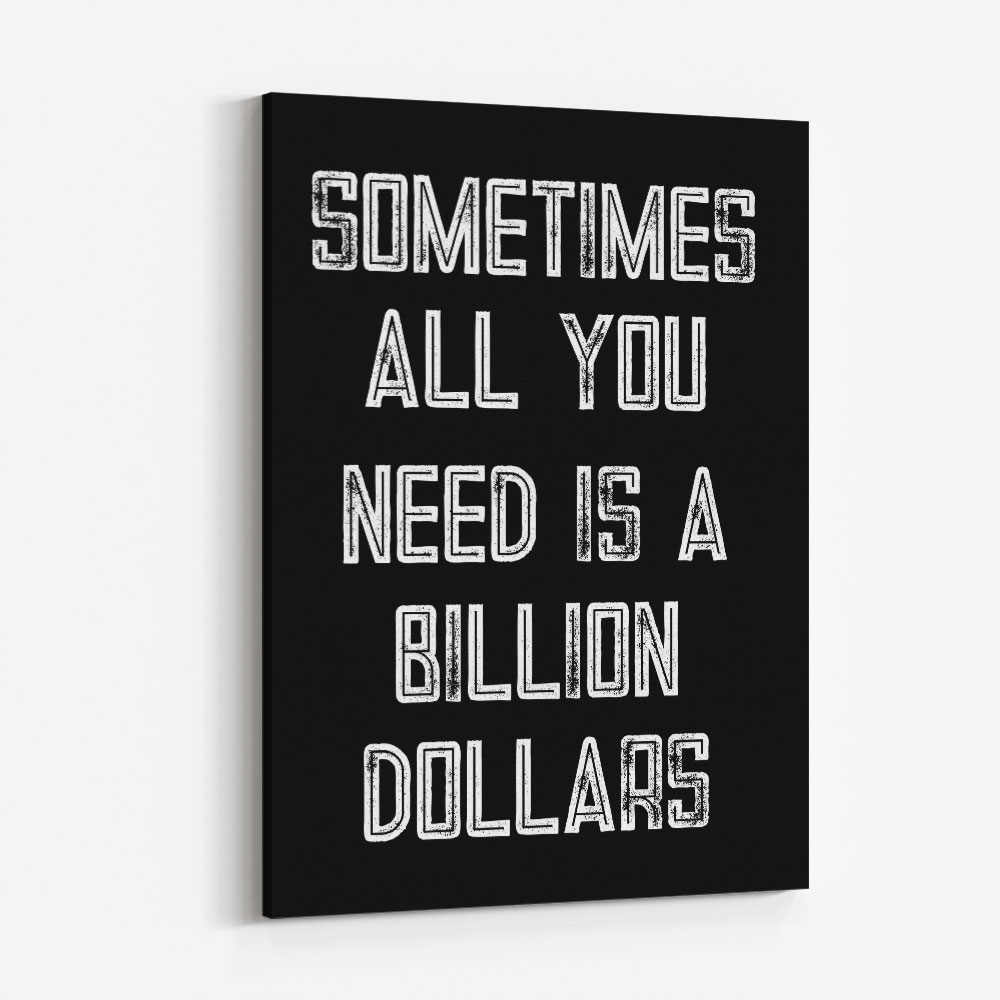 Billion Dollars - Black