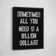 Billion Dollars - Black