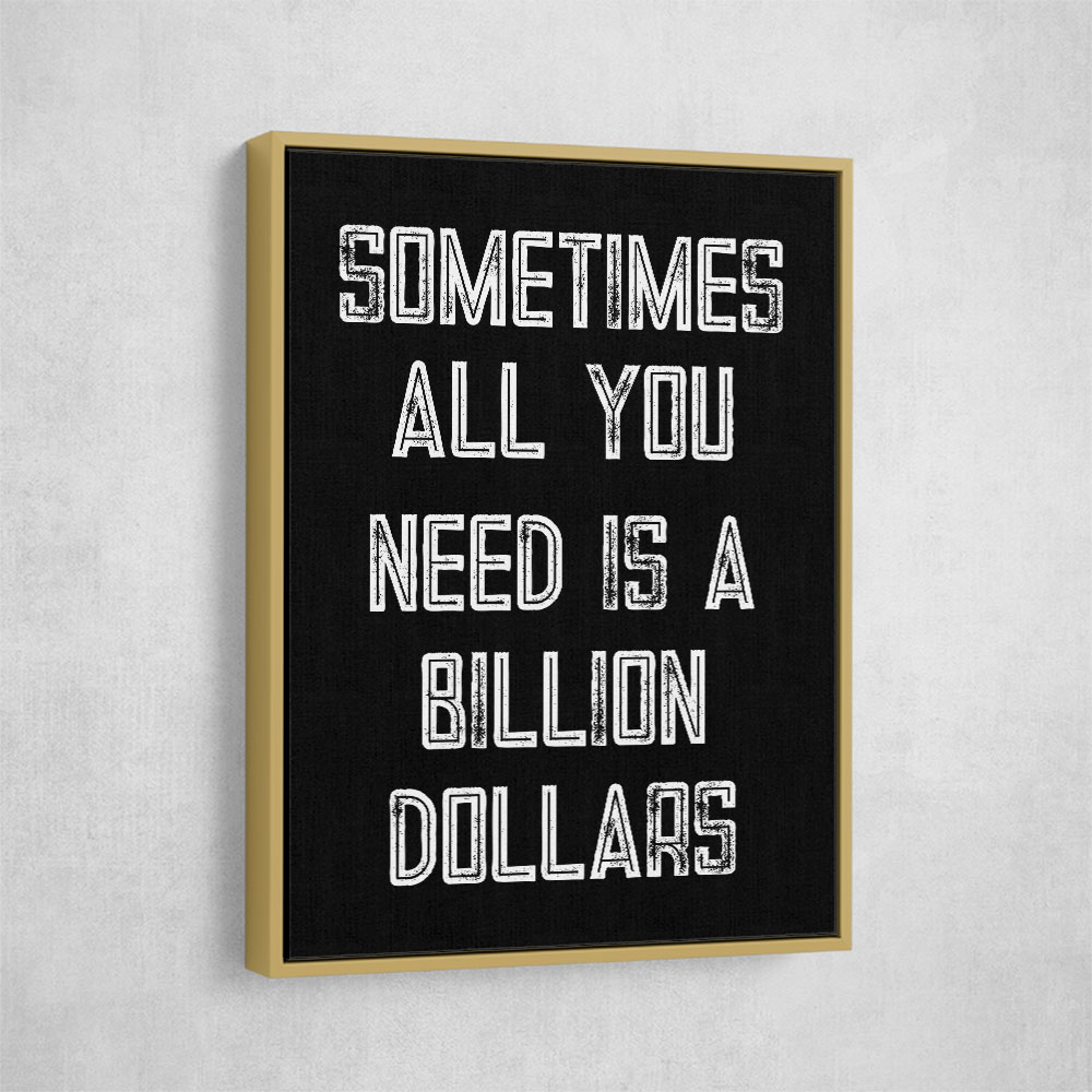 Billion Dollars - Black