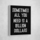 Billion Dollars - Black