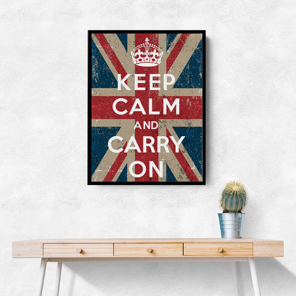 Keep Calm and Carry On Union Jack