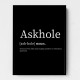 Askhole - Black