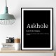 Askhole - Black