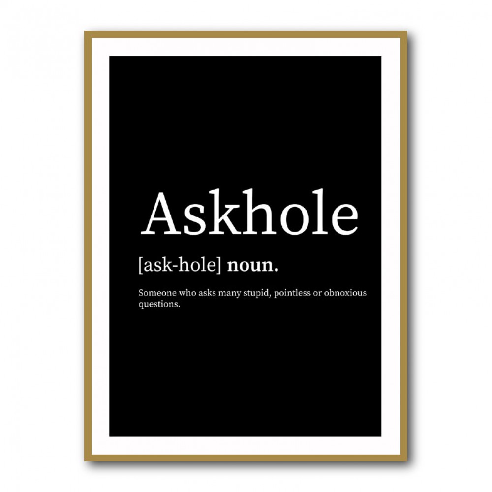 Askhole - Black