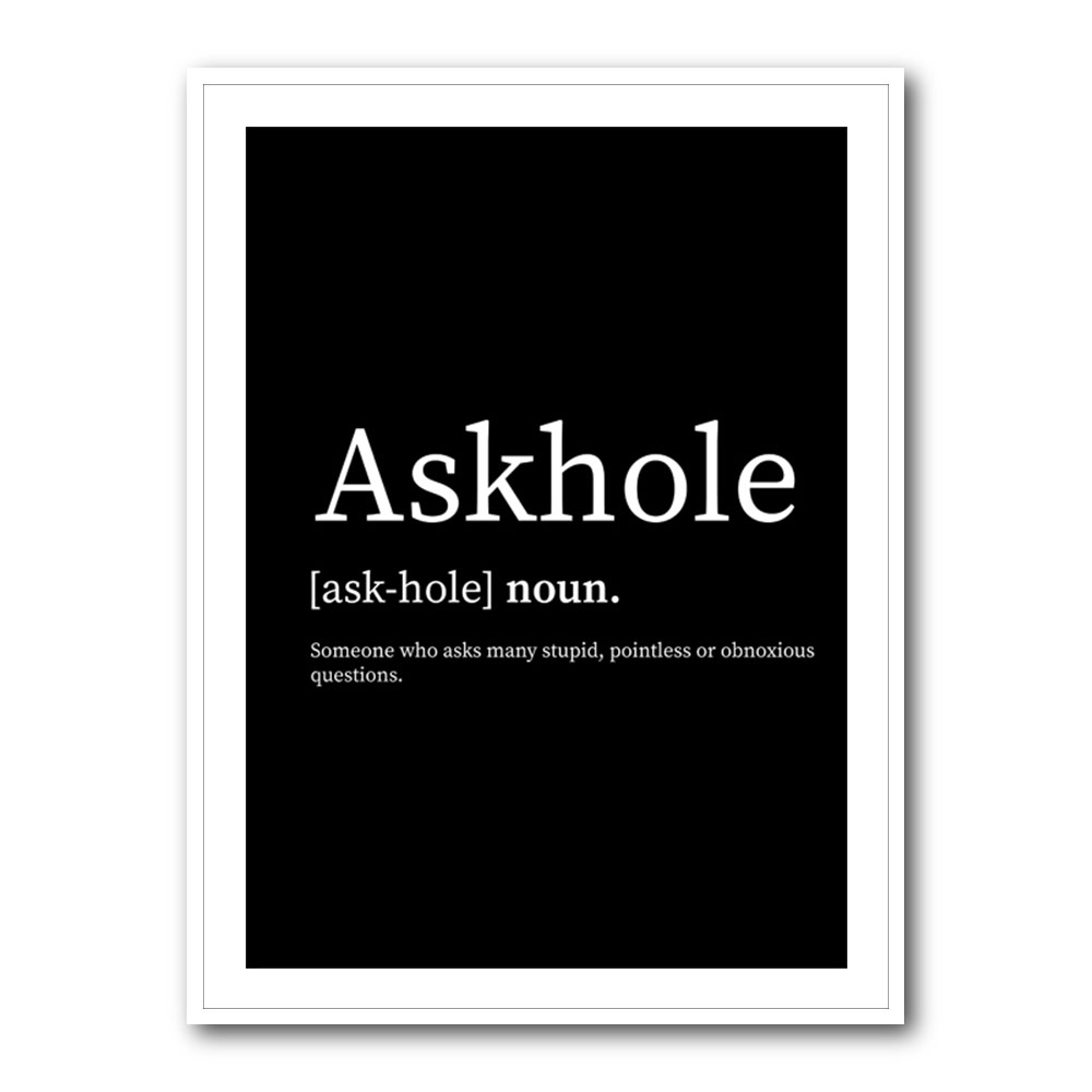 Askhole - Black