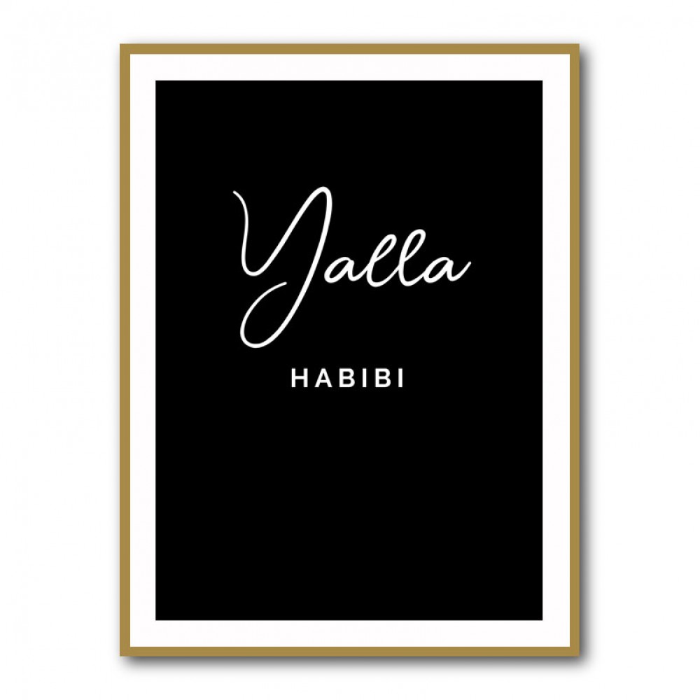 Yalla Habibi - Black