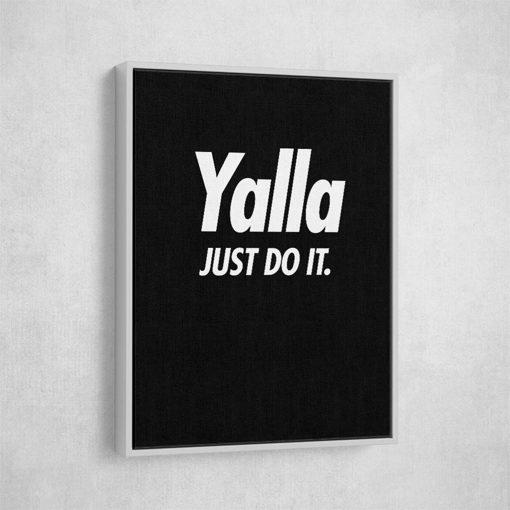 Yalla Just Do It - Black