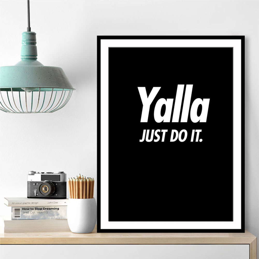 Yalla Just Do It - Black