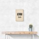 Afwan Arabic Typography Vintage Wall Art