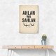 Ahlan Wa Sahlan Arabic Welcome Wall Art