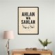 Ahlan Wa Sahlan Arabic Welcome Wall Art