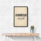 Alhamdulillah Arabic Type Vintage Wall Art