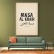 Masa Al Khair Quote Vintage Wall Art