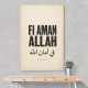 Fi Aman Allah Go In Peace Quote Art Print
