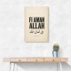 Fi Aman Allah Go In Peace Quote Art Print