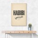 Habibi Vintage Art Print