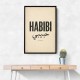 Habibi Vintage Art Print