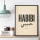 Habibi Vintage Art Print