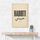 Habibti Arabic Vintage Wall Art