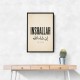 Inshallah God Willing Arabic Vintage Art Print