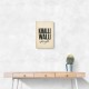 Khalli Walli Arabic Quote Vintage Art Print
