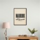 Mabrook Arabic Congratulations Typography Wall Art