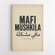 Mafi Mushkila Arabic Quote Wall Art
