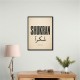 Shukran Arabic Thank You Vintage Art Print