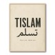Tislam Arabic Calligraphy Vintage Blessings Wall Art