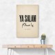 Ya Salam Arabic Calligraphy Vintage Wall Art