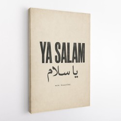 Ya Salam Arabic Calligraphy Vintage Wall Art