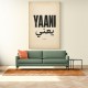 Yaani Meaning Arabic Phrase Vintage Wall Art