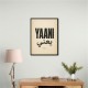 Yaani Meaning Arabic Phrase Vintage Wall Art