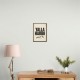Yalla Habibi Arabic Quote Vintage Art Print