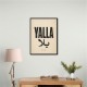 Yalla Lets Go Arabic Text Wall Art